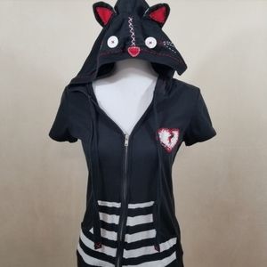 Sweet Love Cat Hoodie Vest Hot Topic